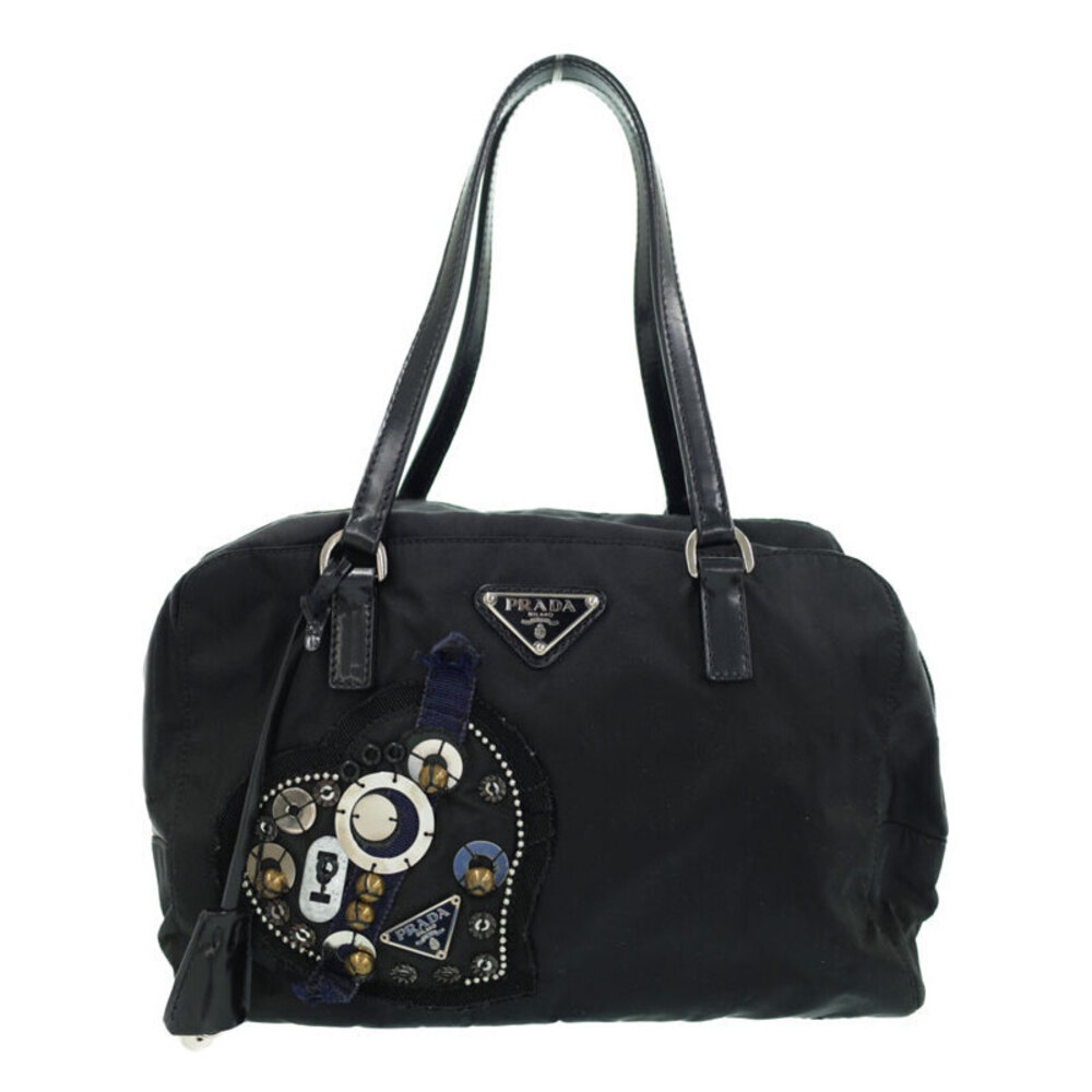 PRADA Robot Black Heart Handbag